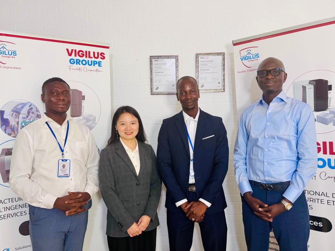 Visite de partenaires et collaboration Vigilus Côte d'Ivoire